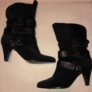 Rebecca Minkoff Black Suede Blis M870127 Boots